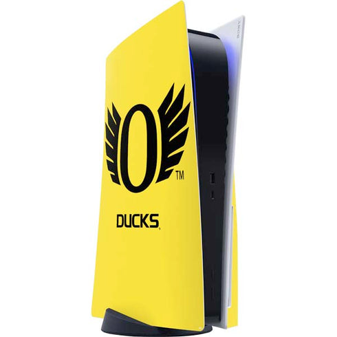 University of Oregon Ducks Yellow PS5 Console Skin