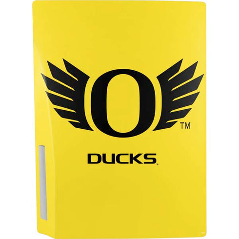 University of Oregon Ducks Yellow PS5 Console Skin