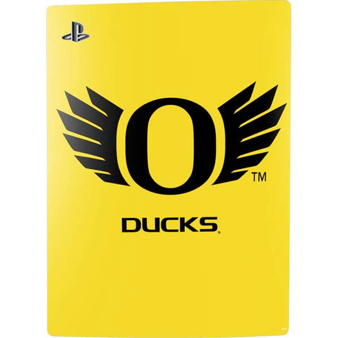 University of Oregon Ducks Yellow PS5 Digital Edition Console Skin