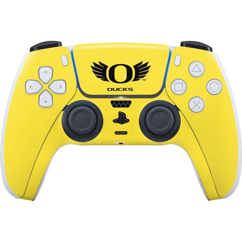 University of Oregon Ducks Yellow PS5 Controller Skin