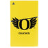 University of Oregon Ducks Yellow PS5 Slim Disk Bundle Skin