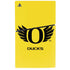 University of Oregon Ducks Yellow PS5 Slim Digital Edition Console Skin