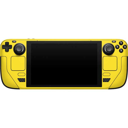 University of Oregon Ducks Yellow Steam Deck Handheld Gaming Computer Skin