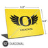 University of Oregon Ducks Yellow Universal Laptop 12in (9.8 x 6.8in) Skin