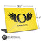 University of Oregon Ducks Yellow Universal Laptop 18in (14.6 x 10.6in) Skin