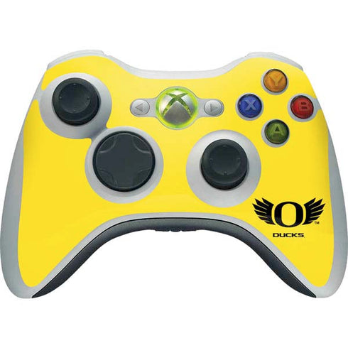 University of Oregon Ducks Yellow Xbox 360 Wireless Controller Skin