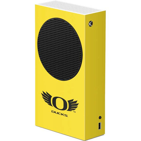University of Oregon Ducks Yellow Xbox Series S Console Skin