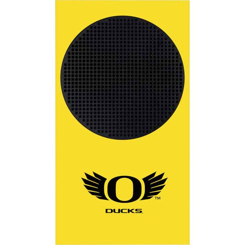 University of Oregon Ducks Yellow Xbox Series S Console Skin