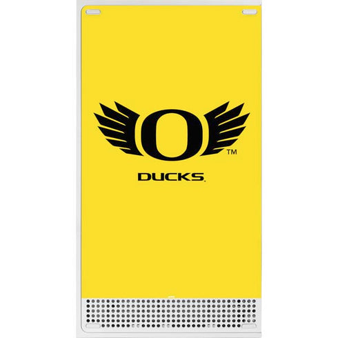 University of Oregon Ducks Yellow Xbox Series S Console Skin
