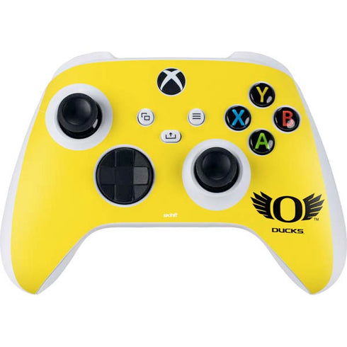 University of Oregon Ducks Yellow Xbox Series S Controller Skin