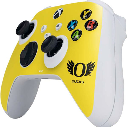 University of Oregon Ducks Yellow Xbox Series S Controller Skin