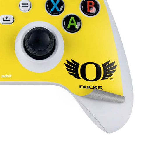 University of Oregon Ducks Yellow Xbox Series S Controller Skin