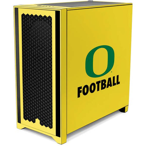 University of Oregon Football Corsair 4000D Tempered Glass Mid-Tower ATX Case Skin