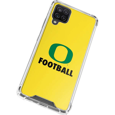 University of Oregon Football Galaxy A12 Clear Case