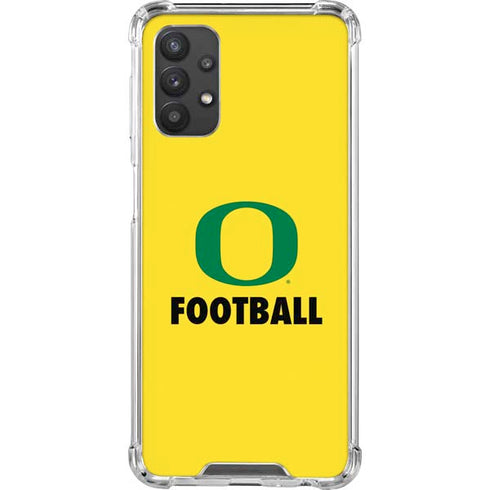 University of Oregon Football Galaxy A32 5G Clear Case
