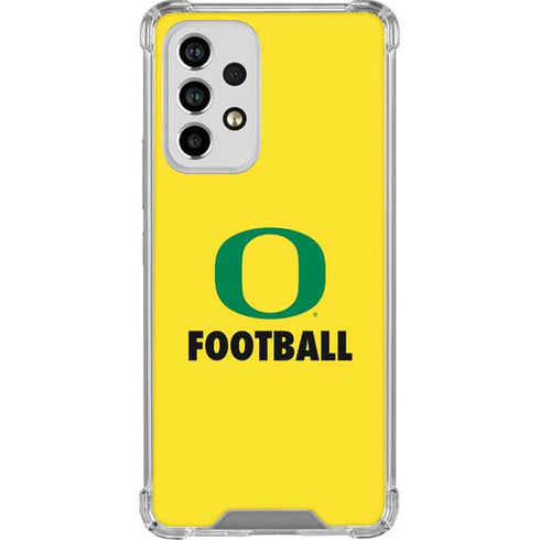 University of Oregon Football Galaxy A53 5G Clear Case