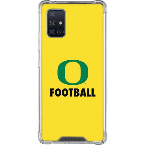 University of Oregon Football Galaxy A71 5G Clear Case