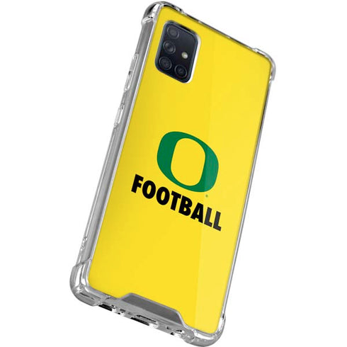 University of Oregon Football Galaxy A71 5G Clear Case