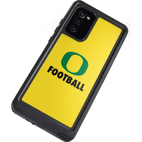 University of Oregon Football Galaxy Note20 5G Waterproof Case