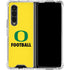 University of Oregon Football Galaxy Z Fold4 5G Clear Case
