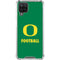 University of Oregon Football Green Galaxy A12 Clear Case