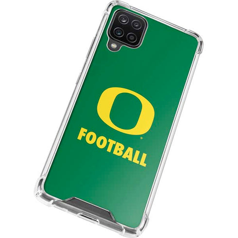 University of Oregon Football Green Galaxy A12 Clear Case