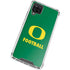 University of Oregon Football Green Galaxy A12 Clear Case