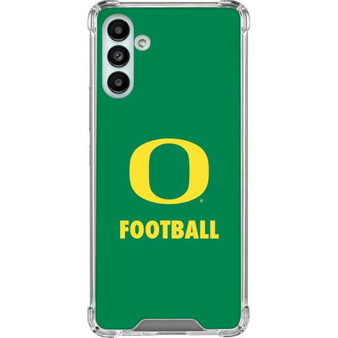 University of Oregon Football Green Galaxy A13 5G Clear Case
