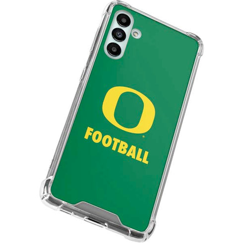 University of Oregon Football Green Galaxy A13 5G Clear Case