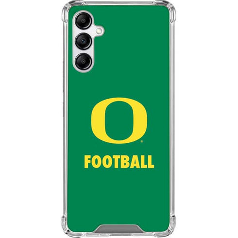University of Oregon Football Green Galaxy A14 5G Clear Case