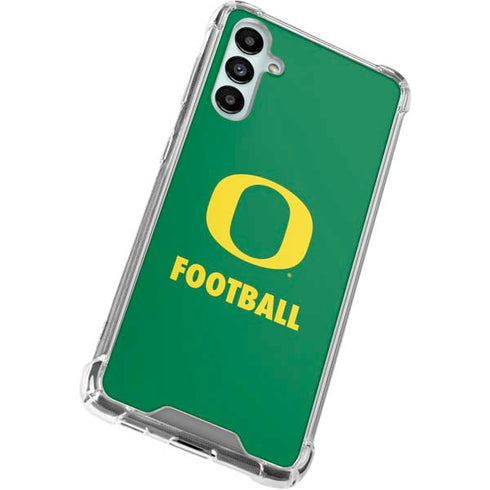 University of Oregon Football Green Galaxy A14 5G Clear Case