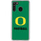 University of Oregon Football Green Galaxy A21 Clear Case
