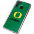 University of Oregon Football Green Galaxy A21 Clear Case
