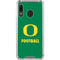 University of Oregon Football Green Galaxy A30 Clear Case