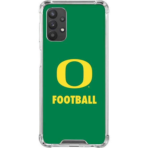 University of Oregon Football Green Galaxy A32 5G Clear Case