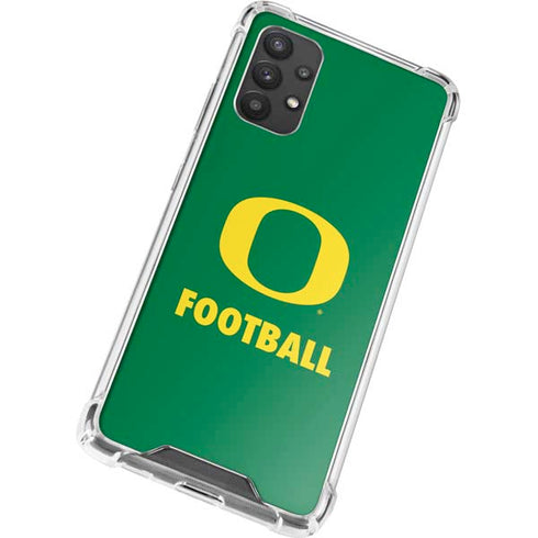 University of Oregon Football Green Galaxy A32 5G Clear Case