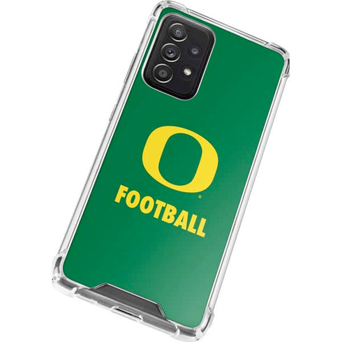 University of Oregon Football Green Galaxy A52 5G Clear Case