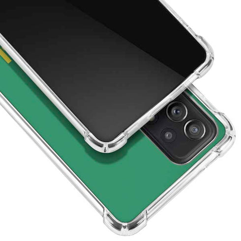 University of Oregon Football Green Galaxy A72 5G Clear Case