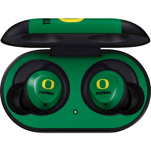 University of Oregon Football Green Galaxy Buds Skin