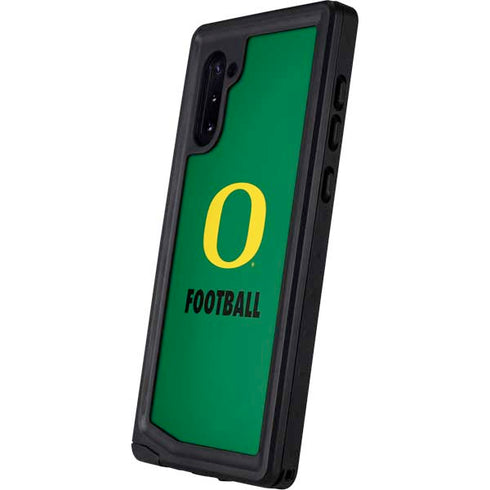 University of Oregon Football Green Galaxy Note 10 Waterproof Case