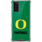 University of Oregon Football Green Galaxy Note20 5G Clear Case