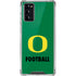 University of Oregon Football Green Galaxy Note20 5G Clear Case