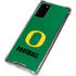 University of Oregon Football Green Galaxy Note20 5G Clear Case