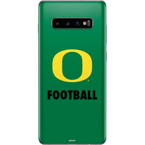 University of Oregon Football Green Galaxy S10 Plus Skin