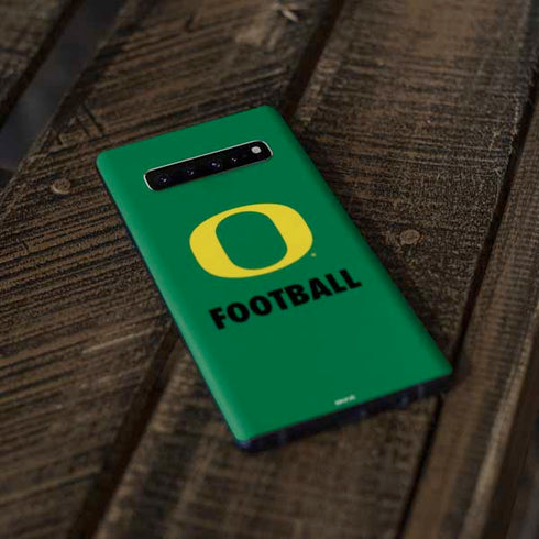 University of Oregon Football Green Galaxy S10 Plus Skin