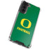 University of Oregon Football Green Galaxy S21 5G Clear Case