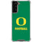 University of Oregon Football Green Galaxy S21 FE Clear Case