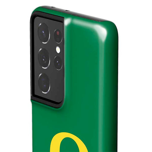 University of Oregon Football Green Galaxy S21 Ultra 5G Pro Case