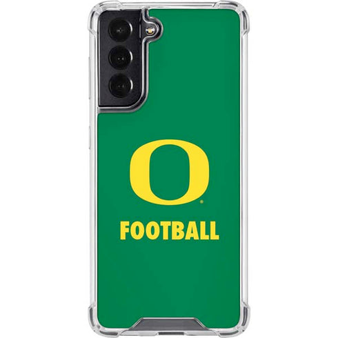 University of Oregon Football Green Galaxy S22 Clear Case