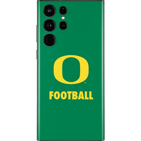 University of Oregon Football Green Galaxy S22 Ultra Skin